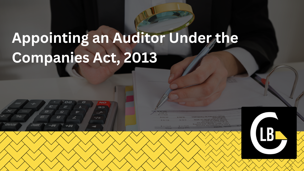 Appointing an Auditor