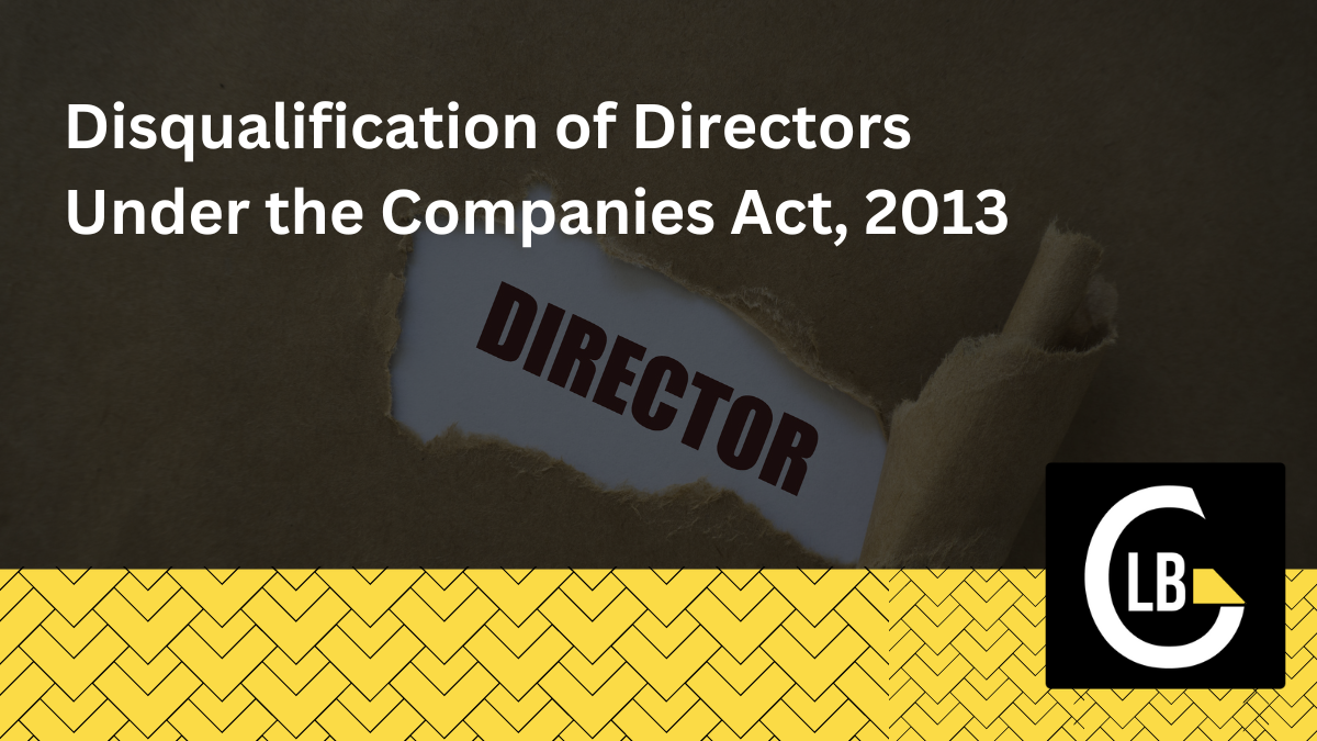 Disqualification of Directors